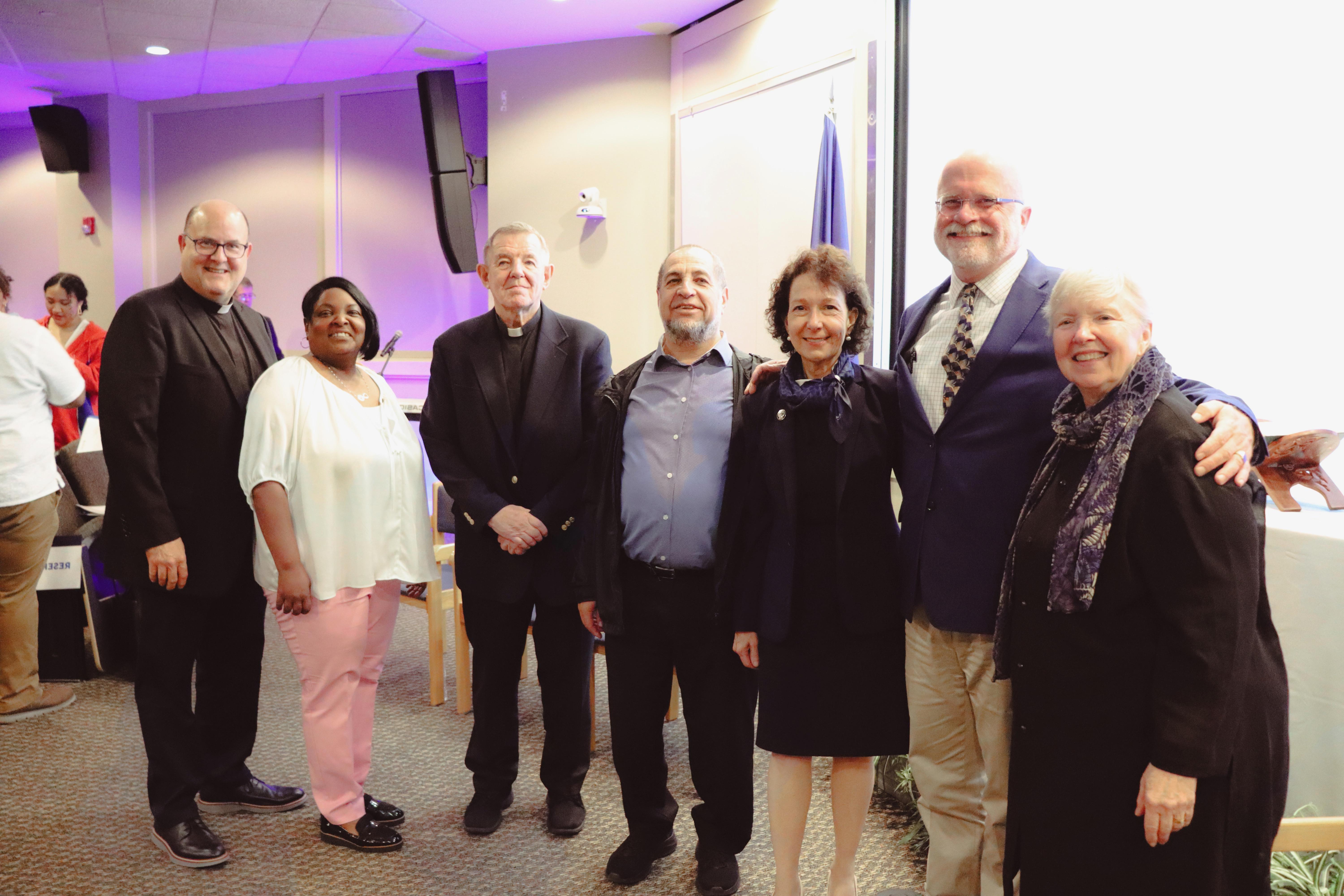 Religious leaders from across faiths and communities at Holy Family University